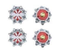 18 Piezas Spikes Golf con Rosca Metálica - Tacos para Zapatos De Golf con Llave De Extracción - Compatible con Callaway, Adidas, Puma, Under Armour, Footjoy, Nike, Ecco (Modelos Antiguos)(A)