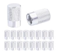 18 Piezas Tapones Valvula Coche de Aluminio Anodizado, Tapas de Válvulas de Neumático Universales, Apones para Rueda de Coche para Moto, Camiones, SUVs, Bici, Llantas Automotriz