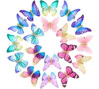 18 pinzas de mariposa para el pelo con purpurina, pasadores de mariposa para adolescentes y mujeres, accesorios para el cabello (juego de estilo 1)