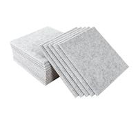 18 placas cuadradas autoadhesivas de tratamiento acústico, pared de aislamiento acústico de alta densidad para decoración de pared y tratamiento acústico, placas de aislamiento acústico, 30 x 30 cm