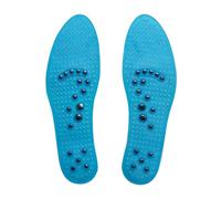 18 plantillas de masaje de terapia magnética, unisex, plantillas ortopédicas de acupresión para la salud de los pies, plantillas de masaje de reflexología para zapatos