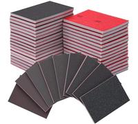 18 Pzs Esponja de Lijado, Papel de Lija en Seco y Húmedo Esponjas Abrasivas para Tabiquería Seca, Metal y Pintura Esponjas de Lijado, para Madera Blanda Grano 180-3000