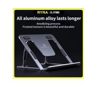 -18 Regolazione dell'ingranaggio Supporto per tablet in lega di alluminio Supporta supporti per laptop