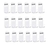 18 soportes para discos de acrílico para montaje en pared, para exhibición de discos y álbumes