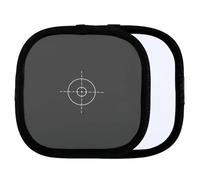18% tarjeta de balance de blancos, tarjeta gris, 30 x 30 cm, plegable, placa de enfoque para fotografía, placa de balance de blancos, equipo fotográfico especial, para cámaras DSLR/Spiegelos