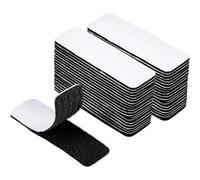 18 tiras de velcro con adhesivo, cinta de nailon resistente, excelente agarre, no adhesiva, cinta entrelazada, para costura, manualidades, bricolaje, tiras adhesivas de pared