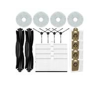 18 Uds compatibles con Accesorios de Repuesto de Robot Aspirador Proscenic M9/M8, Cepillo Lateral Principal, Filtro Hepa, paño de fregona, Bolsa for el Polvo
