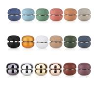 18 Uds Pasadores Magnéticos para Hijab, Coloridos Sin Pines Pasadores Magnéticos para Hijab Pasadores Magnéticos Sin Alfileres para Mujeres Hijabs Ropa Bufandas (Estilo Redondo)