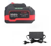 18 V/21 V, Batería Recargable De Iones De Litio De 30 000 MAh, Accesorio Cargador para Herramientas Eléctricas Compatible con Makita Serie B.(998VF-Charger)
