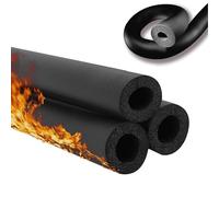 180/200cm Coquilla Aislante Ø 6-108.0mm Tubo De Espuma Aislante Negro Goma Para Aparatos De Fitness Tubos Manipulación Tubo De Calefacción(ID60.0mmxT20.0mmxL2.0m)