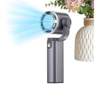 180° Adjustable Handheld Fan - Powerful Airflow Portable Mini Fan | USB Rechargeable Personal Ƒan For Summer Travel & Outdoor Use | Quiet Desktop & Handheld Dual-Use Cooling Ƒan