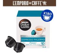 180 Cápsulas Café Nescafe Dolce Gusto Palermo Intenso y Cremoso Formato Repuesto