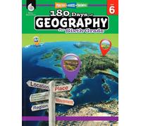 180 Days of Geography for Sixth Grade: Practice, Assess, Diagnose (180 Days of Practice)