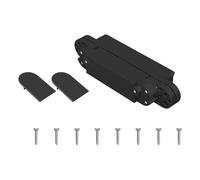 180-Degree Swing Door Hinge, Invisible Adjustable Cupboard Hardware with Quiet Closing Mechanism Metal Door Hinge