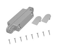 180-Degree Swing Door Hinge, Invisible Adjustable Cupboard Hardware with Quiet Closing Mechanism Metal Door Hinge