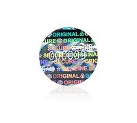 180 etiquetas circulares de seguridad con holograma, adhesivo a presión, precinto seguridad, precinto de seguridad para extinguir la garantía con número de serie, 20 mm