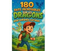 180 faits incroyables sur les dragons pour enfants curieux: Mythes du monde, anatomie magique, vie quotidienne, nature, fêtes & sagesse - Cadeau ... pour ado, filles et garçons de 7 à 14 ans