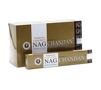 180 gms Box of GOLDEN NAG CHANDAN Masala Agarbathi Incense Sticks - in stock and shipped by Busy Bits