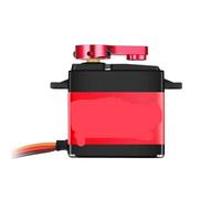 180 Grados Servo Motor FT5320m 20kg 7. Engranaje de Aluminio Rojo de 4V servo Compatible con Brazo de Metal(Red)