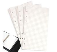 180 Hojas Recambio Agenda A6 6 Anillas, Recambio Agenda Celosías 6 Anillas De Papel A6, Hojas De Archivador para Cuaderno, Planificador, Registro, Diario 17 Cm X 9.5 Cm