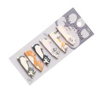 180 marcadores de página adhesivos de dibujos animados de gatitos de 15 x 45 mm, marcadores de página para cuaderno, planificador, carpeta, marcadores de página