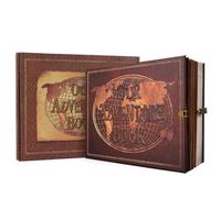 180 Page DIY Travel Photo Album Our Adventure Book Leather Retro Creative Anniversary Wedding Guest Memory Gift(Red)