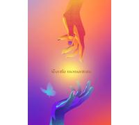 180 Page Lined Journal 6×9 - Gentle Momentum Gradient Aesthetic Notebook with Hands and Butterfly Cover