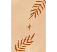 180 Page Paperback Lined Journal 6×9 - Beige Greek Vintage Aesthetic Notebook with Olive Branches and Column Design