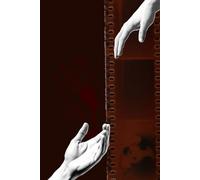 180 Page Paperback Lined Journal 6×9 - Dark Red Black Cinematic Aesthetic Journal with Hands and Film Noir Mood Cover