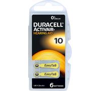 Duracell Pilas para audífonos Activair Hearing Tamaño 10 Pack 120 (20x6)