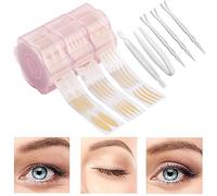 1800 Cinta de PáRpados Invisibles, 3 Formas Adhesivo Pegatinas de Párpados Dobles, Tipo de Red Longitud Delgada Párpados de Instante Levantar de Ojos Cosméticos Herramientas