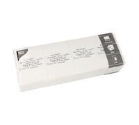 1800 servilletas para aperitivos "Daily Collection" pliegue 1/4, 24 cm x 16,5 cm, color blanco "Enjoy your Meal"