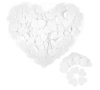 18000PCS Decoraparty Confetis en forma de corazón Blanco,Confetis De Fiesta,Confeti Biodegradables,Confeti De Boda Portátiles,papel para fiesta, boda,boda,día de San Valentín,despedida de soltera150G
