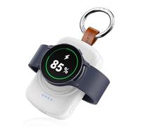 1800mAh Cargador para Samsung Galaxy Watch 7/Ultra/6/6 Classic/5 Pro/5/4/3/Active 2/1, Power Bank Bateria Externa Portatil para Samsung Reloj, Powerbank Magnético Cable de Carga Inalámbrico (X27-W)