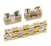 1808 125V 0451 Fusible de acción rápida 0.5A 0.75A 1A 2A 3A 4A 5A 6.3A 8A 10A 12A 15A 500MA 0451 Fusible ultrarrápido 0451010.MRL(1808 12A,10pcs)