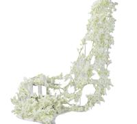 180cm Artificial Sakura Flowers Vine Wedding Party Home Decor Outdoor Garden Rose Arch Silk Scrapbook Background Wall Plants(A5 135 flowers)