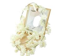 180cm Artificial Sakura Flowers Vine Wedding Party Home Decor Outdoor Garden Rose Arch Silk Scrapbook Background Wall Plants(C4 144 flowers)