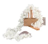 180cm Artificial Sakura Flowers Vine Wedding Party Home Decor Outdoor Garden Rose Arch Silk Scrapbook Background Wall Plants(B4 256 flowers)