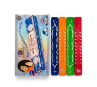 180gr Inciensos Nag-Champa SATYA 12uds X 15gr + Tablita Porta Inciensos | Pack Ahorro SHRINIVAS SUGANDHALAYA