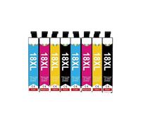 1811 Cartuchos de Tinta 18XL, compatibles con EPSON T 1812 T1814 Uso XP312 XP205 XP225 XP212 XP215 XP302 XP412 XP402 XP415 Impresora(8 Pcs)