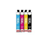 1811 Cartuchos de Tinta 18XL, compatibles con EPSON T 1812 T1814 Uso XP312 XP205 XP225 XP212 XP215 XP302 XP412 XP402 XP415 Impresora(4pcs)