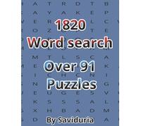 1820 Word search Over 91 Puzzels: by Saviduria