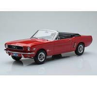 182810 Ford Mustang Convertible 1966 Red Norev 1/18