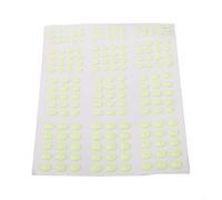 183pcs luminoso 3D señuelo de pesca ojos en una hoja para atar moscas, goma suave para manualidades y uso de pesca (B)