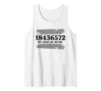 18436572 Mi Tipo de música Orden de despido V8 Big Block Lover Camiseta sin Mangas