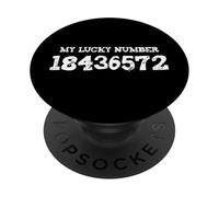 18436572 Motor Big Block de My Lucky Number Firing Order V8 PopSockets PopGrip Adhesivo