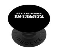 18436572 Motor Big Block de My Lucky Number Firing Order V8 PopSockets PopGrip Adhesivo