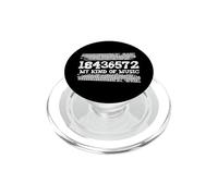 18436572 My Kind of Music 18436572 Orden de despido Big Block V8 PopSockets PopGrip para MagSafe