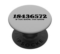 18436572 Si Sabes 18436572 Orden de Disparo Big Block V8 Car PopSockets PopGrip Adhesivo