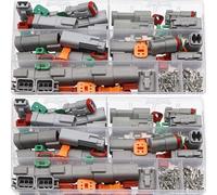 185pcs Series Waterproof Wire Automotive Connector Kit DT06-2/3/4/6S DT04-2/3/4/6P Sealed for Car Electronic Starter